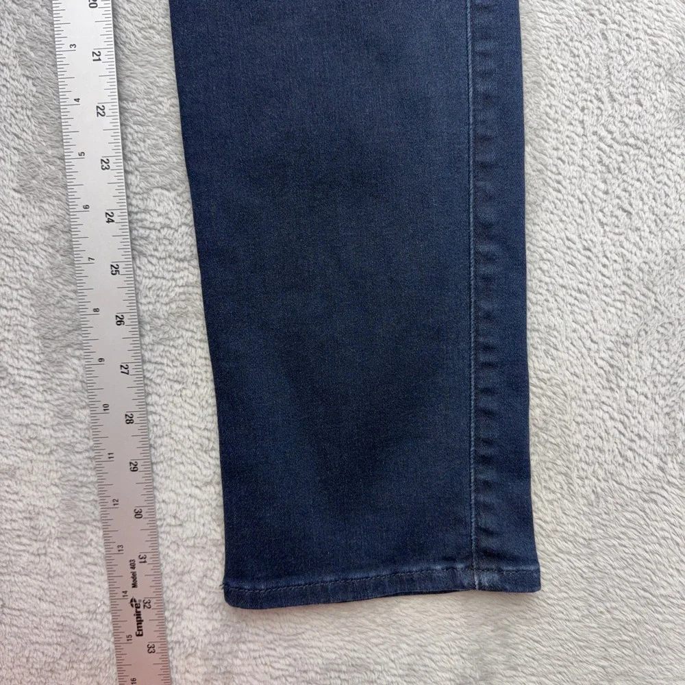 7 For All Mankind Jeans Womens 26 Blue Kimmie Straight Leg Dark Wash Stretch